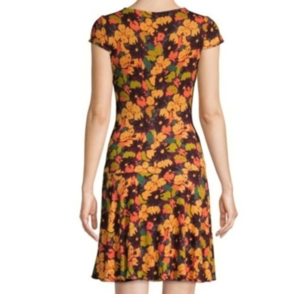 NWT Free People Floral Drop Waist Flounce Dress - Picture 5 of 7
